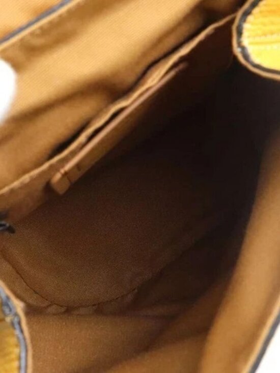 Auth COACH Body Bag Yellow Leather - r11072k main image 13